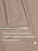 zasłona na taśmie marszczącej beżowa