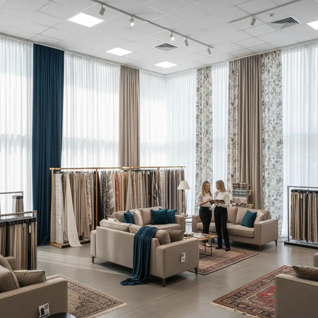 Różnorodne materiały i style firan oraz zasłon do wnętrz