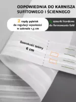 firana gotowa 4 metry efekt po zawieszeniu