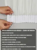 instrukcja marszczenia firany woalowej krok po kroku
