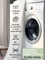 firana woalowa gotowa na taśmie marszczącej aranżacja okna