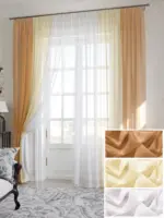 firany do salonu gotowe estetyczne fałdy