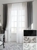 firany do salonu struktura tkaniny