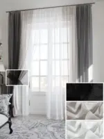 firany do salonu gotowe do zawieszenia