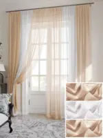 Firana do przestronnego pokoju dziennego