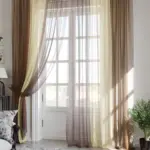 firana gotowa ombre do aranżacji wnętrza
