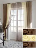 firana ombre gotowa struktura tkaniny