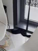 firana nowoczesna czarna do wnętrz
