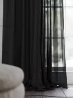firana do salonu czarna nowoczesna