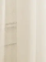 firana mleczna do salonu len