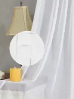 elegancka firana do sypialni len