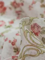 firana batystowa w kwiaty prowansalska