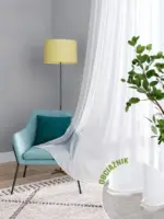elegancka firana woal biała