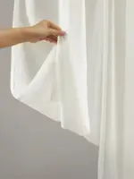 elegancka firana woal mleczna