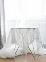 firana woalowa elegancka biała