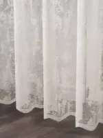 elegancka firana marmur do sypialni