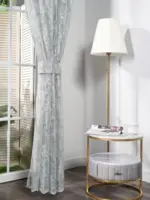 firana szara do salonu