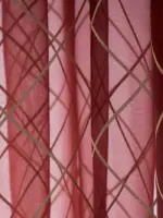 firana organza marsala do salonu