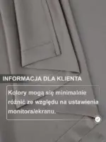 zasłony zaciemniające na taśmie szare wnętrze