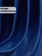 zasłony na taśmie indigo gotowe