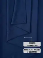 zasłony na taśmie indigo eleganckie