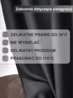 zasłony zaciemniające grafitowe do salonu