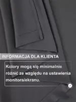 gotowe zasłony grafitowe na taśmie