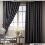 zasłony zaciemniające na taśmie grafitowe