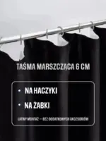 zasłony blackout czarne do wnętrza