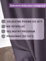 zasłony gotowe na taśmie liliowe