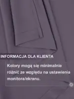 zasłony do sypialni liliowe na taśmie