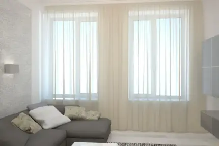firany z woalu do pokoju stylowa aranżacja wnętrza