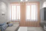 firana woal do salonu elegancka dekoracja wnętrza