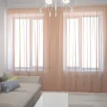 firana woal do salonu elegancka dekoracja wnętrza