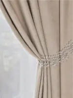 Zasłony welurowe w kolorze kaszmirowym Matteo Premium do salonu i sypialni - obrazek 4
