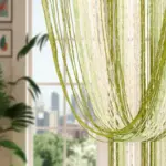 firanki seledynowe makarony do mieszkania