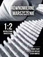 Taśma do firan z 4 wytrzymałymi sznurkami ściągającymi