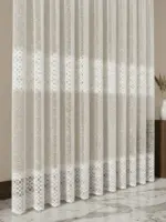 Firana „Eliza” z dekoracyjnym wykończeniem dołu