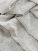 Dekoracyjna firana Foldet Premium ze strukturą lnu