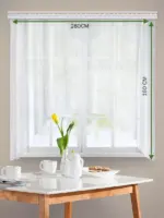 Firana łuk z taśmą do haczyków łatwy montaż