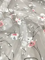 Różowo-koralowa firana Sakura kup online