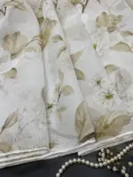 Beżowa firana do salonu ELARA